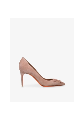 Womens Santoni Sibille Suede Courts
