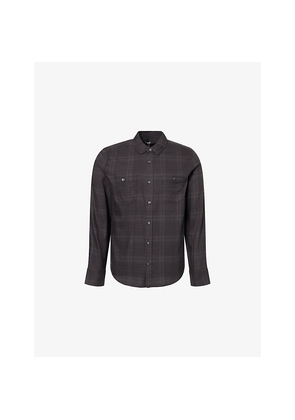 Mens Paige Everett Checked Cotton Blend Shirt