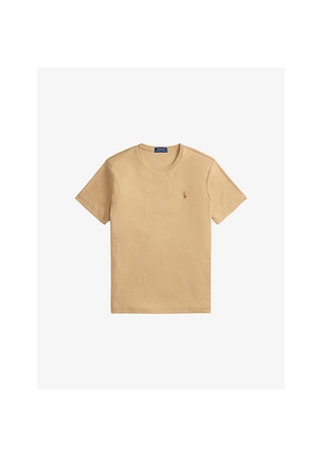Mens Polo Ralph Lauren Logo-Embroidered Custom Slim-Fit Cotton-Jersey T-Shirt