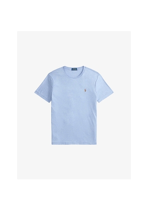 Mens Polo Ralph Lauren Logo-Embroidered Custom Slim-Fit Cotton-Jersey T-Shirt