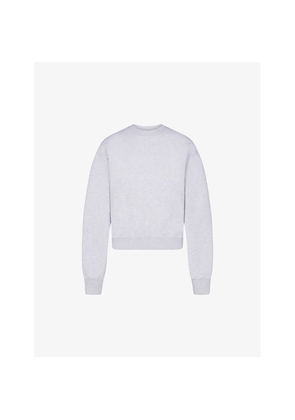 Womens Skims Round-Neck Cotton-Blend Sweatshirt