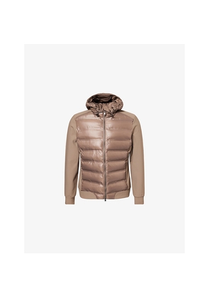 Mens Arne Hybrid Hooded Woven Jacket