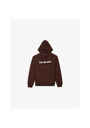 Mens The Kooples Logo-Embroidered Relaxed-Fit Cotton Hoody