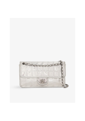 Womens Reselfridges Pre-Loved Chanel Ice Cube Vinyl and Lambskin Shoulder Bag