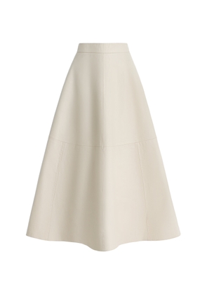 Róhe A-Line Leather Midi Skirt - Moda Operandi