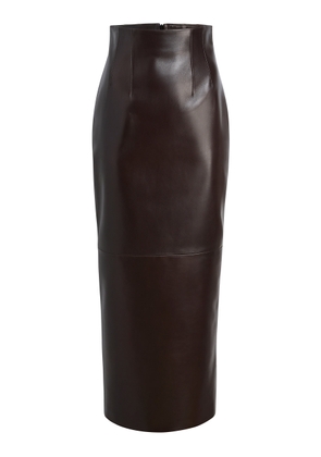 Khaite Loxley Leather Maxi Skirt - Moda Operandi