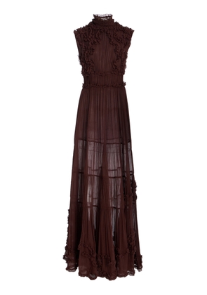 Ulla Johnson Verona Pleated Silk Gown - Moda Operandi