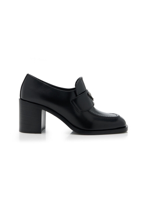 Prada Mocassini Leather Loafers               - Moda Operandi