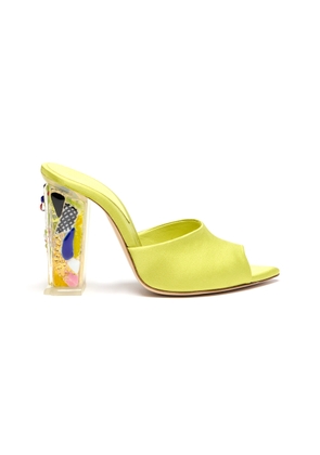 Paul Andrew Murano Satin Mule Sandals - Moda Operandi