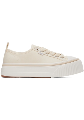AMI Paris Beige Ami 1980 Platform Sneakers