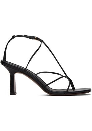 NEOUS Black Alphard Heeled Sandals