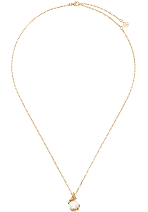 Alan Crocetti Gold Pearl In Heat Necklace
