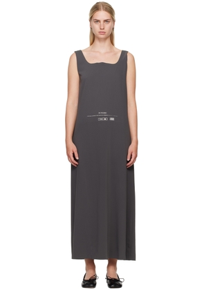 MM6 Maison Margiela Gray Fluid Maxi Dress
