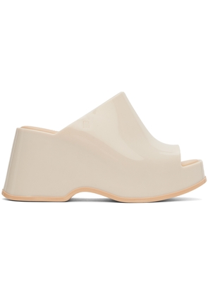 Melissa Beige Patty Heeled Sandals
