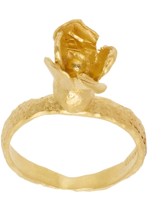 ELHANATI Gold Conie Vallese Edition Jardín Tulip Nude Ring