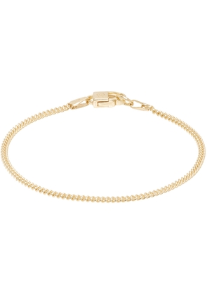 Hatton Labs Gold Round Curb Bracelet