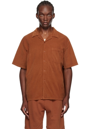 Les Tien Orange Relaxed Shirt