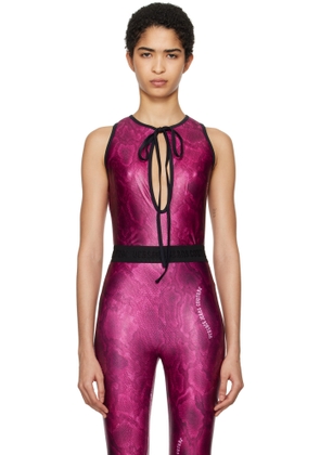 Versace Jeans Couture Pink Printed Bodysuit