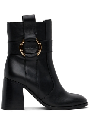 See by Chloé Black New Ring Line Boots