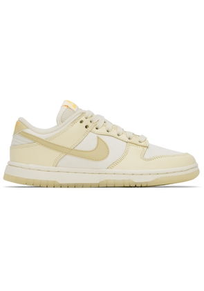 Nike Off-White & Yellow Dunk Low Sneakers