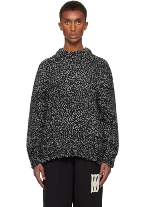 We11done Black & White Chunky Knit Sweater