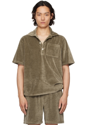 OAS Taupe Morel Girona Velour Polo
