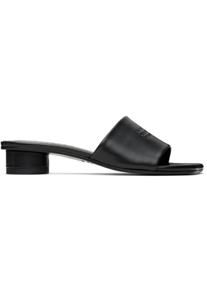 MM6 Maison Margiela Black Anatomic Heeled Sandals