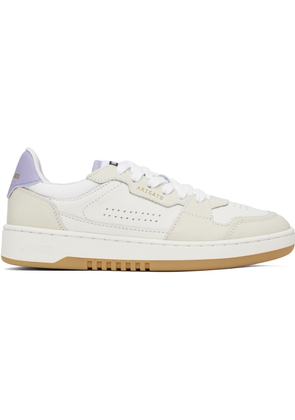 Axel Arigato Beige & Purple Dice Lo Sneakers