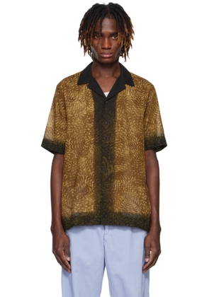 Dries Van Noten Tan Boxy Cotton Shirt