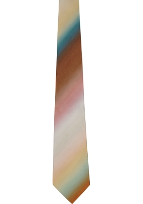 Paul Smith Multicolor 'Smith Stripe' Ombre Tie