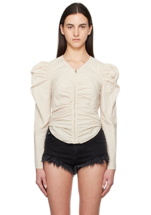Isabel Marant Etoile Beige Benatea Blouse