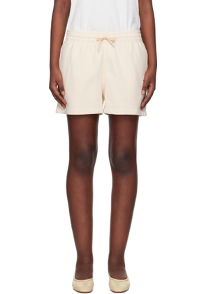 Maison Kitsuné Beige Baby Fox Patch Regular Jog Shorts