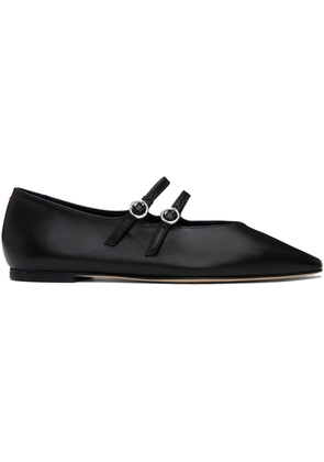 Aeyde Black Franny Ballerina Flats