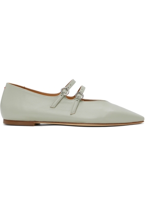Aeyde Gray Franny Ballerina Flats