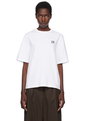 Maison Kitsuné White Bold Fox Head Patch Comfort T-shirt