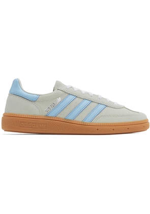 adidas Originals Gray & Blue Handball Spezial Sneakers