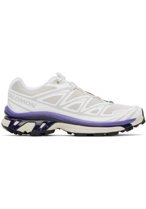 Salomon White XT-6 Sneakers