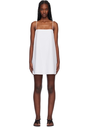 Matteau White Square Cami Minidress