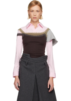 August Barron Brown Double Tank Top