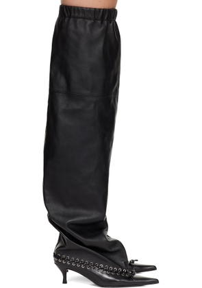 August Barron Black Level Thigh High Tall Boots