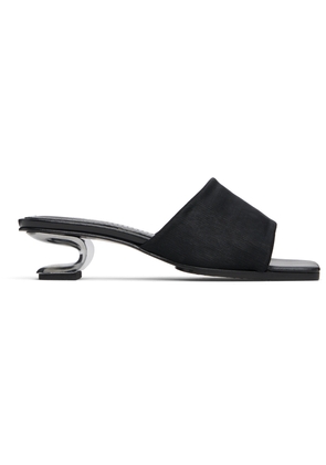Nicole Saldaña Black Sarah Heeled Sandals