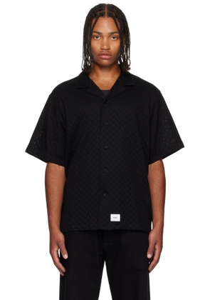 WTAPS Black Herringbone Shirt