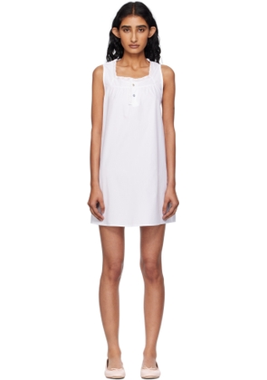 Fruity Booty White Broderie Minidress