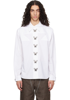 Chopova Lowena White Butterfly Shirt