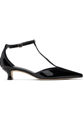 Aeyde Black Liz T-Bar Heels