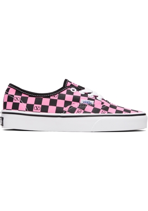 Valentino Garavani Pink Vans Edition Low-Top VLogo Checkerboard Sneakers