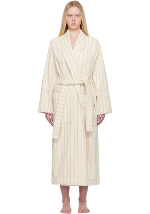 Tekla Beige Terry Classic Bathrobe