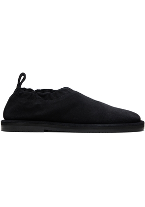 Studio Nicholson Black Korine Suede Slippers