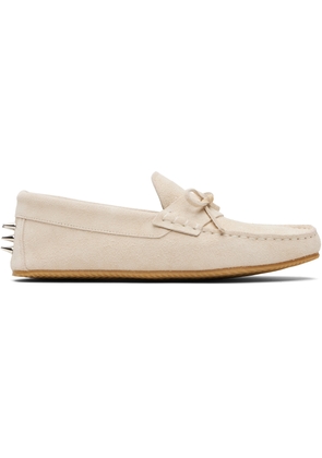 ABRA SSENSE Exclusive Beige Spike Loafers