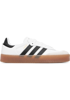 adidas Originals White Sambae Sneakers